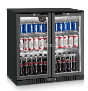 Nuevo doble puerta del bar display almacén frigorífico refrigerador de la cerveza en el bar tienda - Product Image 3