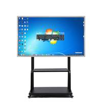 Tableau blanc interactif IR multi-tou-ch de 55 pouces, tableau blanc intelligent sans projecteur