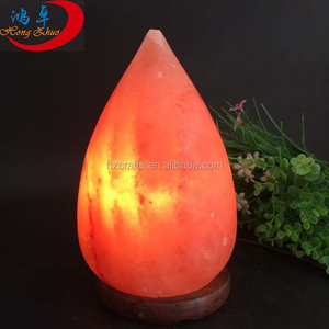 Lámpara de Sal del Himalaya Tallada al por Mayor, Lámpara de Sal Creativa con Forma de Gota de <span class=keywords><strong>Agua</strong></span> - Product Image 3