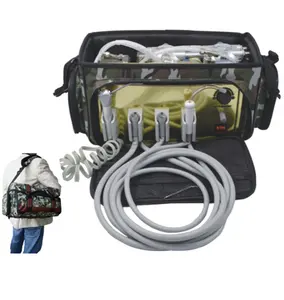 New Model Shoulder Bag Mini Dental Unit With Air Compressor 2021