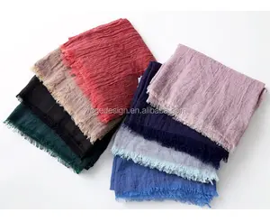 Bán Tuyệt Vời Lớn Tie Dye Hồi Giáo Hiện Đại Turban Echarpe Tippet Famme Đồng Bằng Rắn Bán Buôn Bông Phụ Kiện Khăn Quàng