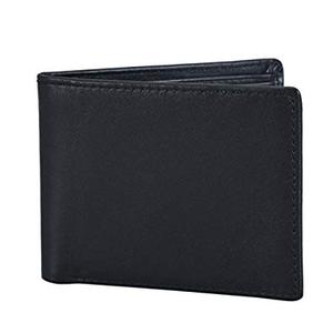 RFID — portefeuille pliable en <span class=keywords><strong>cuir</strong></span> véritable <span class=keywords><strong>italien</strong></span> pour homme, pochette avant Vintage avec protection anti-RFID, vente en gros - Product Image 5