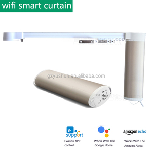 Motor <span class=keywords><strong>de</strong></span> cortina inteligente Zigbee <span class=keywords><strong>de</strong></span> alta calidad Tuya, riel eléctrico moderno personalizable con Control remoto <span class=keywords><strong>para</strong></span> hogar inteligente - Product Image 4