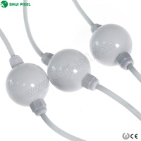 Guirlande lumineuse à LED SHIJI 360 degrés 35 mm/50 mm 3D avec pixels LED DMX, guirlande lumineuse à points LED