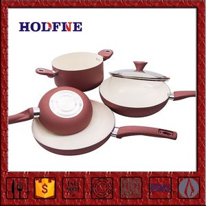 Home Kitchen Cooking Modern Design <strong>Nonstick</strong> CookWare Set Combination Best <strong>Saucepans</strong> for Induction Hobs - Product Image 3