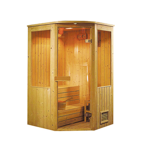 <span class=keywords><strong>Sauna</strong></span> de Lujo HS-SR006 de Tamaño Pequeño 130x130 para Instalación en Esquina - Product Image 1