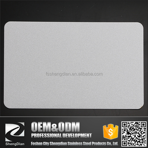 En gros Prix Pvd Enduit Laminé À Froid Décoratif Microbillé Poli En Acier Inoxydable Feuille - Product Image 1