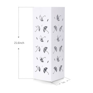 <span class=keywords><strong>Portaombrelli</strong></span> in <span class=keywords><strong>Metallo</strong></span> <span class=keywords><strong>Bianco</strong></span> con Vassoio Raccogligocce e Ganci - Product Image 3