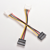 Cable adaptador de alimentación de disco duro IDE de 4 pines a SATA de 15 pines