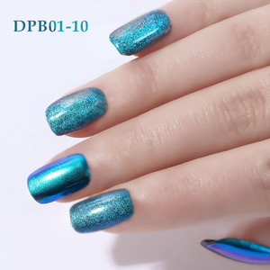 Effet caméléon acrylique conceptions pigment de couleur de gel de plongement acrylique de poudre d'immersion de clou - Product Image 6