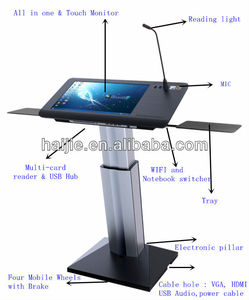 Hiện Đại Thông Minh Lớp Học Và Văn Phòng Kỹ Thuật Số Giảng Dạy Podium <span class=keywords><strong>Microphone</strong></span> Hội Nghị Podiums Với Loa - Product Image 3