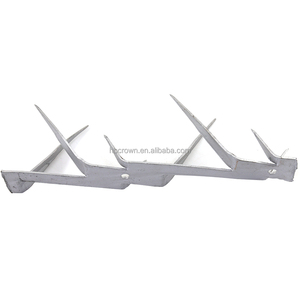 Puntas de alambre de acero galvanizado para maquinilla de afeitar antiescalada, puntas de pared antiescalada de seguridad para paneles de vallas y tapas de pared - Product Image 4