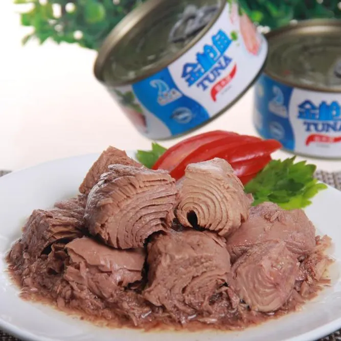 China Professional canned tuna with vegetable oil