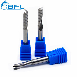 BFL كربيد الصلبة واحد مقطع تفريز الفلوت النهائي للألمنيوم 2.5*8*3.175*38 - Product Image 1