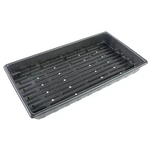 1020 Plastic Hydroponic Plant Seed Nursery Germination Tray with drain holes