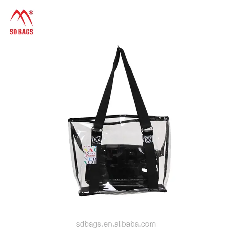 Tas Kosmetik Tote Bag Tas SD Transparan Fashion Baru Tali Harian PVC Populer Wanita Tahan Lama Menggunakan Hadiah Promosi Satu Potong