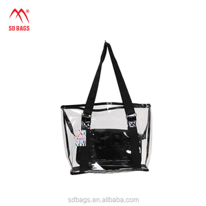 Borsa cosmetica Tote Bag SD Bags trasparente New Fashion Daily coulisse durevole PVC popolare Ladies usa il regalo di promozione di un pezzo - Product Image 1