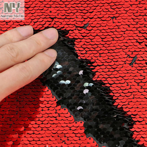 Nanyee कपड़ा मरमेड दो टोन लाल काले सेक्विन कपड़े - Product Image 4
