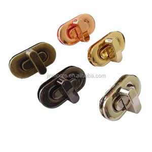 5 oberflächen Metall Twist Clutch Lock Latch Zunge Schlösser Für Geldbörse Armaturen