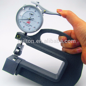 रोलर डालने के साथ 0-10mm मोटाई गेज 0.01mm निरंतर डायल पण मोटाई गेज - Product Image 4