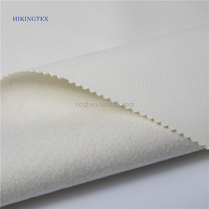 Clásica al por mayor litche blanco grano cuero rexine para sofá - Product Image 1