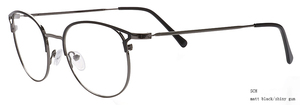 Lenti trasparenti mens morbido vintage rotondo di metallo occhiali da vista montature da vista 1 pezzo - Product Image 4