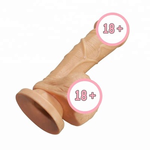 Großer Glans-Dildo mit Realistischem Großem Kopf, TPE-Material, Strukturierter Schaft, Weiches Flexibles Design, Starker Saugnapf-Basis, Wasserdicht - Product Image 2