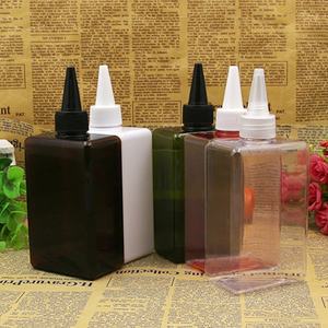 IBELONG 100Ml 150Ml 280Ml Màu Xanh Lá Cây Hồng Trắng Hổ Phách Rõ Ràng Hình Chữ Nhật PETG Chai Dầu Gội Nhựa Với Nắp Lật - Product Image 4