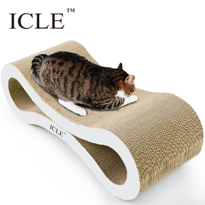 Penjual terbaik karton bergelombang kucing <span class=keywords><strong>Scratcher</strong></span> <span class=keywords><strong>Lounge</strong></span> Ultimate Superior Paper-IC-0095-White kualitas tinggi - Product Image 3