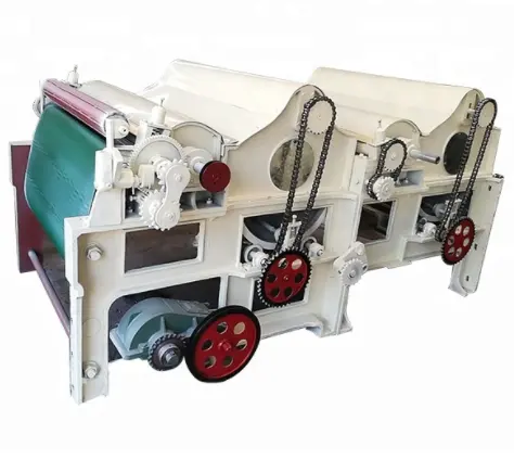 Máquina de reciclagem de resíduos de algodão, máquina têxtil de alta eficiência