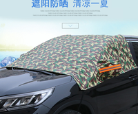 Voiture Camouflage Couverture de Neige Pare-Brise Automobile Couvre Capote Pare-Soleil Protecteur --- Camo Forêt