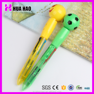 Mignon de bande dessinée coréenne stylo court stylo à bille à bille caractère avec différents couleur recharges - Product Image 1