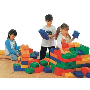 Hot Sale Creative Kids Safety Happy Plastic Large Toy Intelligence Interlocking Toys Big Building Blocks