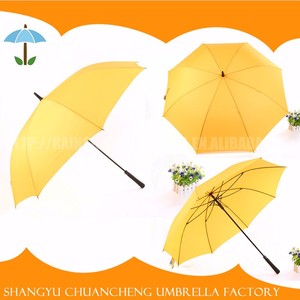 Belle Pas Cher 27' * 24 K <span class=keywords><strong>Parapluie</strong></span> Droit Vent Disjoncteur Avec Plaid Tissu Et Manche En Bois - Product Image 1