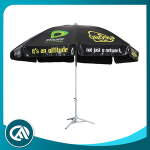Impresión personalizada reflectante francés mercado barato negro paraguas - Product Image 1
