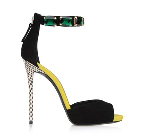 HMS25 di modo blu del diamante di strass di alta qualità fantasia <span class=keywords><strong>tacco</strong></span> alto sandali <span class=keywords><strong>scarpe</strong></span> - Product Image 4