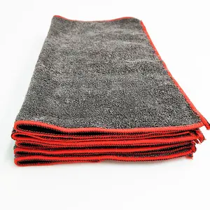 新的多用途家居清洁批发灰色超细纤维毛巾汽车清洁布