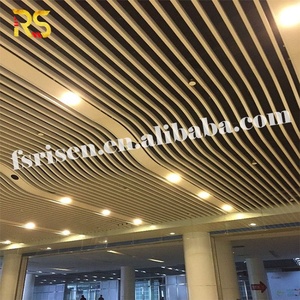Hot Selling En Beste Prijs Aluminium Brandwerende Decoratie golf Baffle Plafond tegel - Product Image 6
