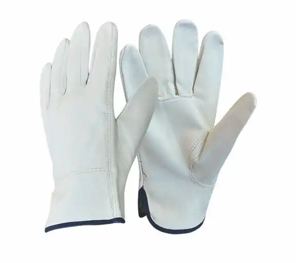Grain Goat Leather Wing Thumb Driver Gloves for Work 10.5' Hand Gloves Safety Protective Hand Gloves