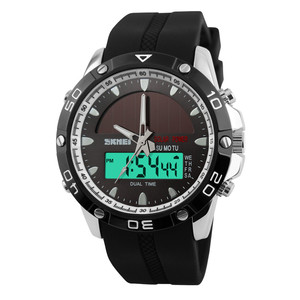 <span class=keywords><strong>Montre</strong></span> SKMEI Marque 1064 LED Numérique Quartz Double Affichage Alimentée par Énergie Solaire 50M Étanche Montres de Plongée - Product Image 3