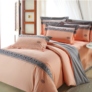 De color personalizado bordado juego de cama para <span class=keywords><strong>hotel</strong></span> o vivienda usada - Product Image 3