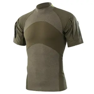 6 Colors Outdoor Uniform T Shirt Camouflage Tactical Combat Sports Tee