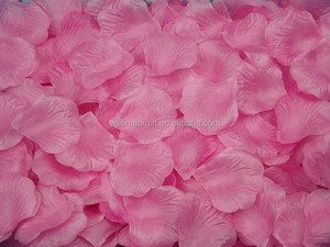 Ensemble <span class=keywords><strong>de</strong></span> pétales <span class=keywords><strong>de</strong></span> roses en soie, pièces, fausses fleurs décoratives, pour mariage - Product Image 5