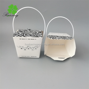 Bao bì thực phẩm dùng một lần Takeaway tiện lợi giấy kraft hộp mì - Product Image 3