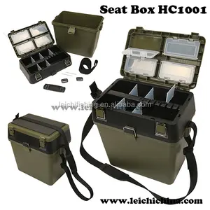 Wolesale large plastic fishing tackle seat box