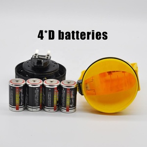 Clover Günstige handheld scheinwerfer 4 * D batterie Tragbare Suchscheinwerfer Jagd taschenlampe Super Helle led hand lampe