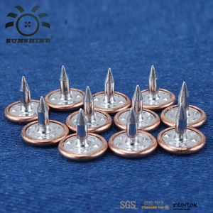 Op Maat Gemaakt Patroon Convex Logo Messing Hoes Aluminium Pinnen Nagels Accessoires Voor Kleding - Product Image 6