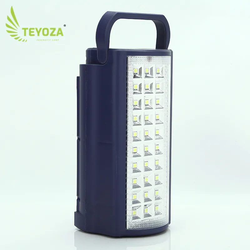 Outdoor portable rechargeable light plastic led emergency lantern