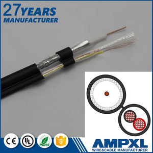 Officiel CE frais généraux de sécurité cctv <span class=keywords><strong>siamois</strong></span> câble rg6 coaxial + puissance 20 - Product Image 2