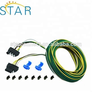 Nhà Máy 4 Way Trailer Cắm Dây Nối 4 Pin Khai Thác Nam/Nữ Mở Rộng Phẳng Dây Khai Thác Nhà Sản Xuất - Product Image 3